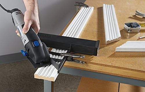 Dremel DSM840 Cutting Guide, Circular Saw Attachment for Mitre Bevel and Straight Cuts, Black - Image 3