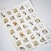 Peter Rabbit Themed Sticker Sheet - 35 square stickers - Beatrix Potter