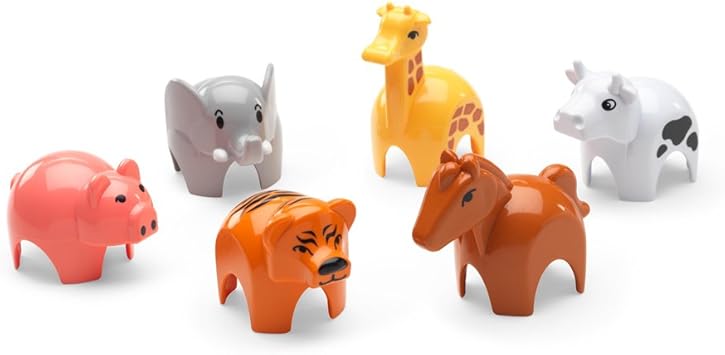 CAJA REGALO ANIMALES - 6 piezas: Amazon.es: Juguetes y juegos