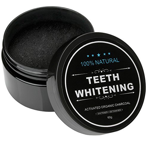 Charcoal Teeth Whitening,INST 100% Natural Teeth Whitening Activated Coconut Charcoal Powder,Charcoal Carbon Coco Teeth Whitening 2ozs(1PCS)