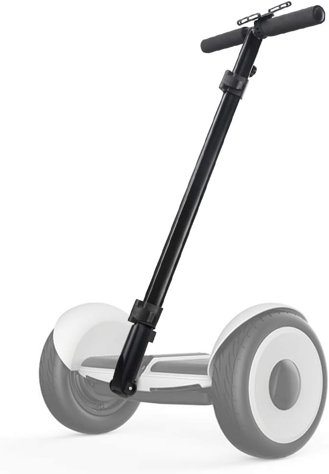 Dual Purpose Scooter Handlebar for miniPRO miniLITE Ninebot S Scooter with Phone Mount, Handle Bracket with Knee Control, Self Balance Hoverboard Handle Bar Handle Bracket