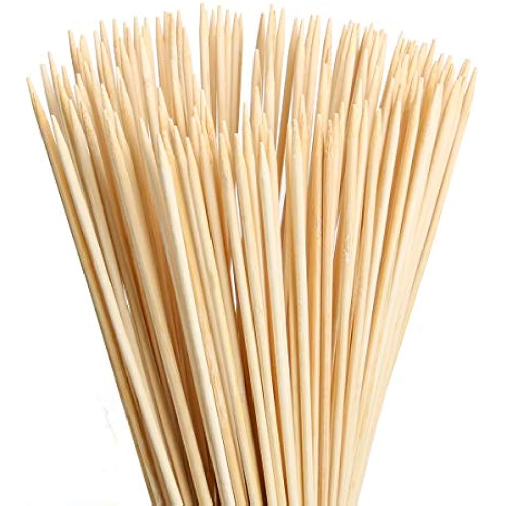 Bamboo Marshmallow Roasting Sticks 30 Inch 5mm Thick Extra Long Heavy