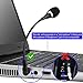 Insten VOIP/SKYPE Mini Flexible Microphone for VOIP/SKYPE - Black