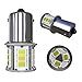 LUYED 5 x 800 Lumens 9v-30v 1156 1141 1003 5630 18-EX Chipsets Led Bulb Used for Back Up Reverse Lights,Brake Lights,Tail Lights,Rv Light,Xenon White