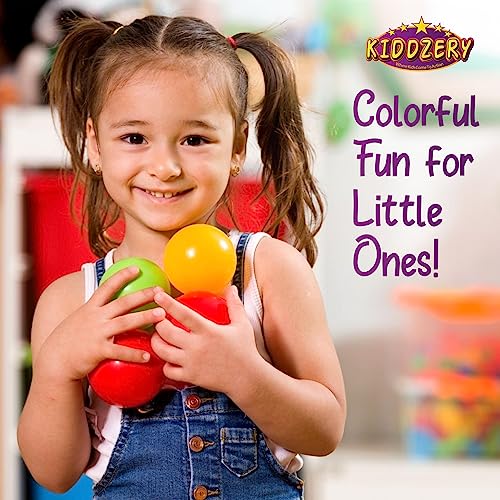 Ball Pit Balls for Baby, Plastic Play Balls Crush Proof BPA Free Phthalate Free – Bright Vibrant Colors for Baby Kid and Toddlers, for Ball Pit, Play Tent, Kiddie Pool, Bounce House and Playpen