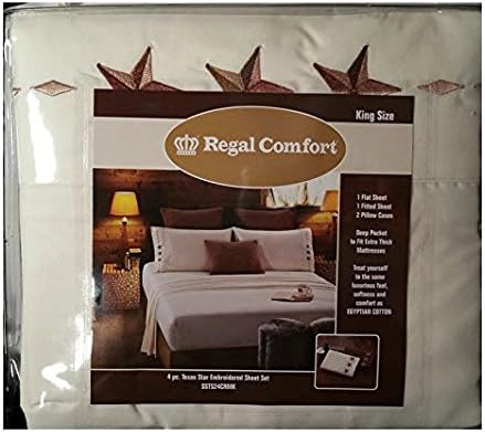 Western Star Bed Sheet set-4 pieces, deep pocket Super Soft KING-size