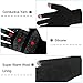 LETHMIK Mens&Womens Non-Slip Touchscreen Gloves Winter Warm Knit Wool Lined Texting Glove ,Mens Size (Superior Elasticity),Black (Silicone Non Slip Grip)