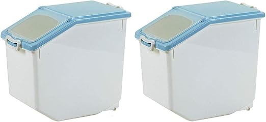 Dittzz 2 Stücke Reis Box 15KG Reis Vorratsbehälter Küche Getreide