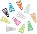 Advantus PC0300 Paper Clips, Plastic, Medium (1-Inch), Assorted Colors, 500/Box