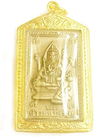 Ganesha Elephant God Hindu Statue pendant Holy Lucky Amulet Gold Plated