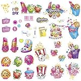39 New SHOPKINS WALL DECALS Kids Toys Stickers Peel and Stick Removable Decor