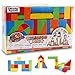 Liberty Imports 131 Piece Foam Building Blocks for Kids - Creative EVA Foam Blocks for Toddlers - Large, Soft, Stackable Toddler Preschool Educational Toys Playset