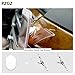 PZOZ Metal Cell Phone Finger Ring Stability Holder Back Stand Collapsible Hand Grip Knob Loop Car Mount Hook Kickstand 360 for iPhone Samsung Galaxy Mobile Cute Accessories (Silver)