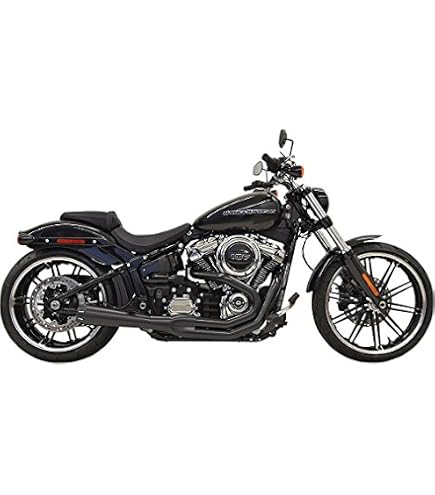 Bassani Manufacturing Road Rage II 2 into 1 Exhaust Black