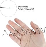 Tenn Well 18 Gauge Aluminum Craft Wire 165 ft Black 1mm Anodized view 3