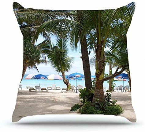 Jshcsj Throw Pillowcase 18 x 18 Inches Cotton Pillow Cover Case with Hidden Zipper Decor Cushion Covers - Landscapes philippine islands landscape For Sofa