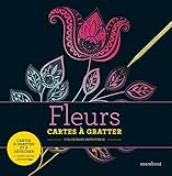 Fleurs : Cartes à gratter. Avec un stylet by 