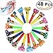 NUOLUX Party Horns Noisemakers Blowouts - 48pcs