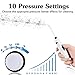 QQcute Water Dental Flosser for Teeth Clean Portable, with 7 Multifunctional Tips Electric Oral Irrigator, 600ml Capacity 10 Pressure Countertop For Family & Home Use