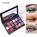 Pro 18 Colors Fashion Eyeshadow Palette Makeup Highly Pigmented Shimmer and Matte Blendable Waterproof Long Lasting Eye Shadow Powder Creamy (Roam & Soar)