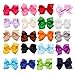 3 inch 20 Pcs Boutique Girls Hair Bows Hair Clips For Baby Girls Toddlers … (3 inch 20 Pcs)