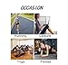 Neonysweets Women's Capri Workout Leggings with Pocket Running Yoga Pants Black L