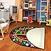 Furnish my Place 755 Shape 3x5 Kids ABC Alphabet Numbers Educational NonSkid Oval, 3'3