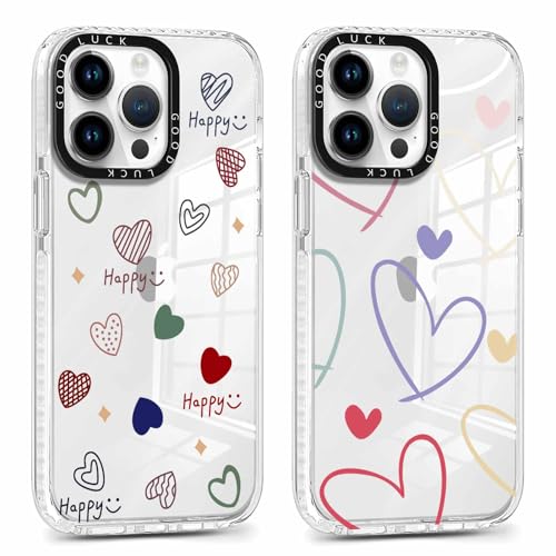 Coiwxmoi 2 Pezzi Cover per iPhone 15 Pro 6,1", Trasparente... en promo sur Amazon
