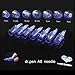 Beautyyuan Tattoo Cartridges Fit For Permanent Makeup Tattoo A6 Dr.Pen Skin CARE Therapy Beauty SPA Blue 12Pi Replacement Parts Bayonet Coupling (10PCS)