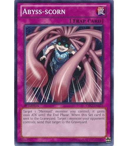 Amazon.com: YU-GI-OH! - Mermail Abysslung (ABYR-EN019) - Abyss Rising -  Unlimited Edition