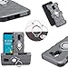 QiongNi Case for Samsung SM-J600G/DS Galaxy On6 2018 / Galaxy J6 2018 SM-J600F/DS SM-J600FN SM-J600L SM-J600N SM-J600GF/DS SM-J600FN/DS Case Cover + 360 Degree Rotating Ring Holder Kickstand Black