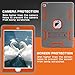TOPSKY Compatible with iPad Air 2 Case, iPad A1566/A1567 Kids Proof Case, Heavy Duty Shockproof Rugged Armor Defender Kickstand Protective Cover Case for iPad Air 2 Grey Orange
