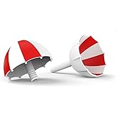 Pund'it Funbrella, 3.5" Silicone Umbrella Themed Kitchen Funnel