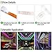 Litake LED Light Strip, Waterproof 12 Volt 16.4FT/5M RGB LED Strip Light Kit, 3528 300LEDs Tape Light Multi-Color Changing Rope Lighting with 24 Key IR Remote Control for Outdoor & Indoor use