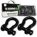 Rhino USA D Ring Shackle (2 Pack) 41,850lb Break Strength - 3/4" Shackle with 7/8 Pin for use with Tow Strap, Winch, Off-Road Jeep Truck Vehicle Recovery, Best Offroad Towing Accessories (Gloss)... primary
