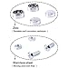 eBoot Stainless Steel License Plate Frame Bolt Screws Fasteners with Zinc Safety Screw Caps