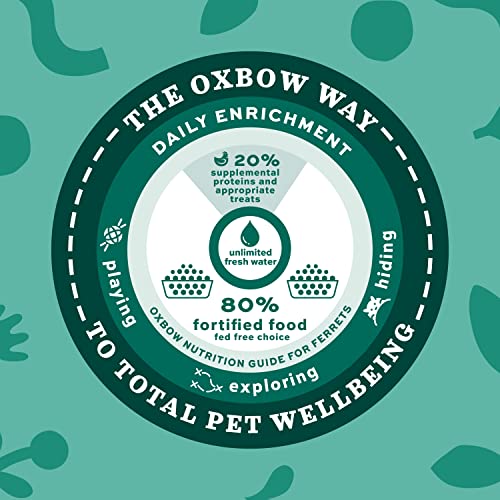 OXBOW ESSENTIALS FERRET FOOD, VITAMIN & MINERAL RICH FORMULA FOR FERRET, HIGH PROTEIN FOOD & HIGH FAT, SMALL ANIMAL PET PRODUCTS, OXBOW, MADE IN USA, 4 LB BAG
