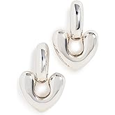 Annika Inez Women's Large Heart Drop Earring