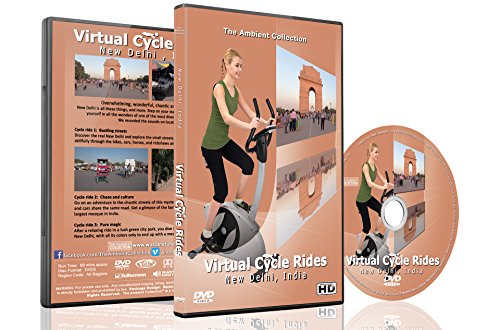 Virtual Cycle Rides - New Delhi, India for Indoor Cycling Treadmill and Running Workouts
