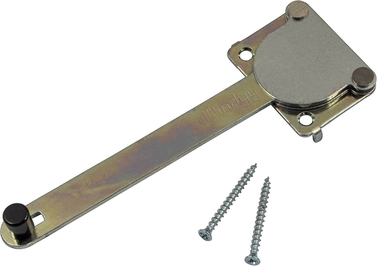 Gedotec Windyy Magnetic Window Lock for Tilting Windows and Balcony Doors Galvanised Metal Mould Protection and Ventilation Aid 1 Set - Lock for Swivel Windows and Patios