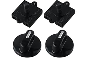 AllGIFT Rotary Switch 2pcs 13A-125V 10A-250V Durable 4 Position 3 Speed Switches with Knob Speed Selector Heater Rotary Switch Electric Heater