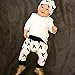 Baby Boys Girls 3PCS Outfit Long Sleeve T-shirt and Pants Outfit with a Hat
