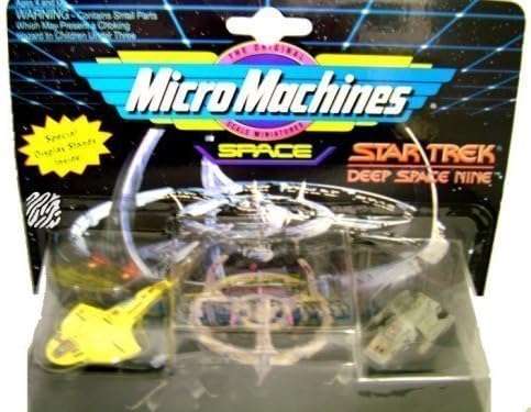 Star Trek: Deep Space Nine MicroMachines - Cardassian Galor Warship - Space Station Deep Space Nine - Runabout