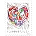 Quilled Paper Heart 2016 Forever Postage Stamps Sheet of 20