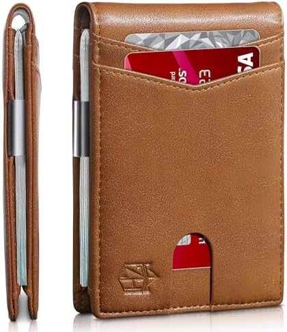 Zitahli Slim Wallet for Men Gifts 12 Card Slots ID Window With