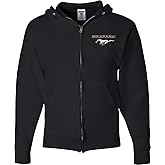 Buy Cool Shirts Ford Mustangs Untamed (Front & Back) Full Zip Hoodie