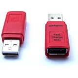 PortaPow Fast Charge Only USB Adapter for Apple iPhone, iPad, Blackberry, PS Vita, HTC One, Google Nexus, Other Fast Charging Devices
