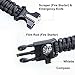 EliteMax 5-In-1 Outdoor Paracord Survival Kit - Black (Pack of 2)