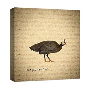 Canvas Wall Art for Living Room,Bedroom Home Artwork Paintings Farm Animal Ready to Hang - 12x12 inches