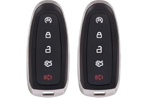 KEYALL 2 X Keyless Key Fob Shell Case for Ford for Edge for Escape for Expedition for Explorer for Focus for for C-Max for Flex for Taurus 2011-2018